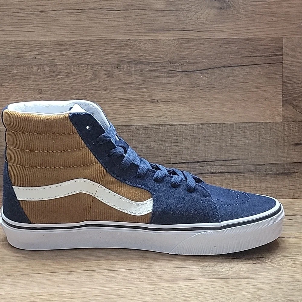 Van's SK8-Hi Brand new in the box no lid authentic uper textile size women 9.0